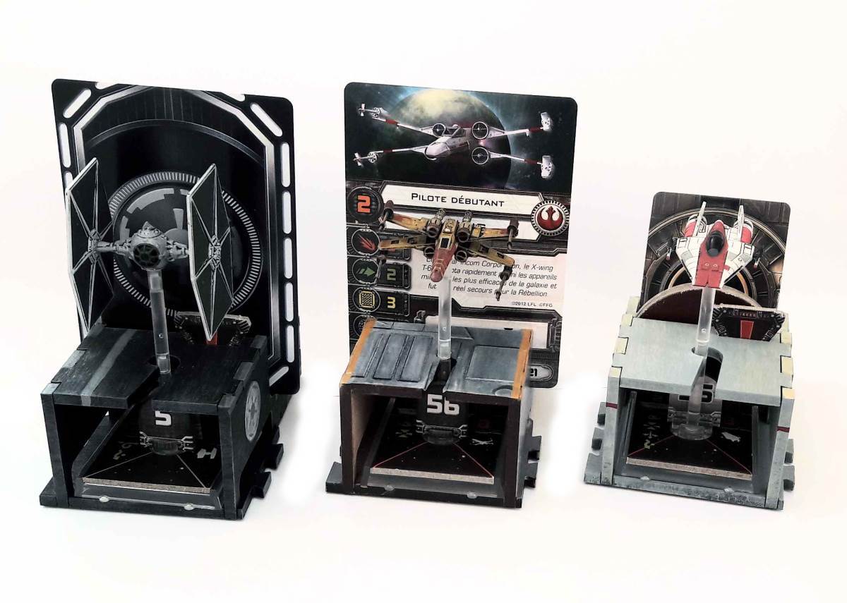 Boite de rangement pour figurines X-Wing